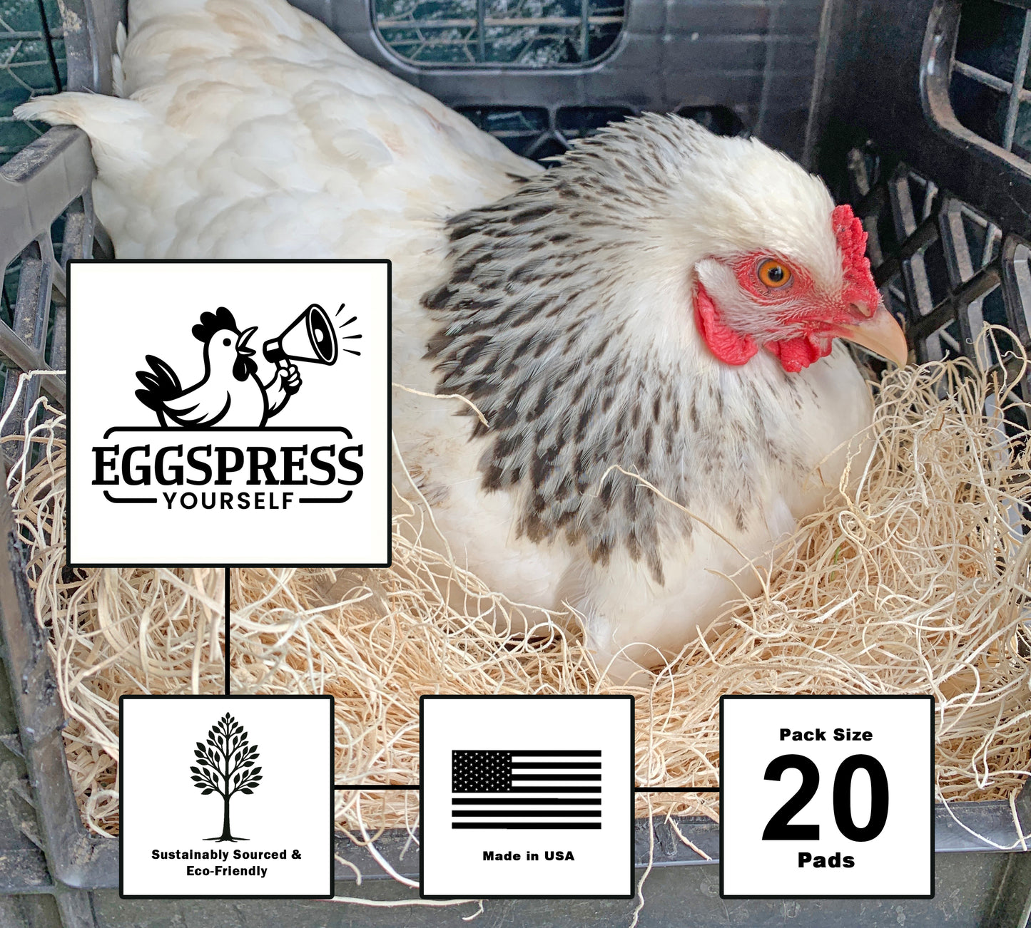Aspen Nesting Pads – 20 Pack