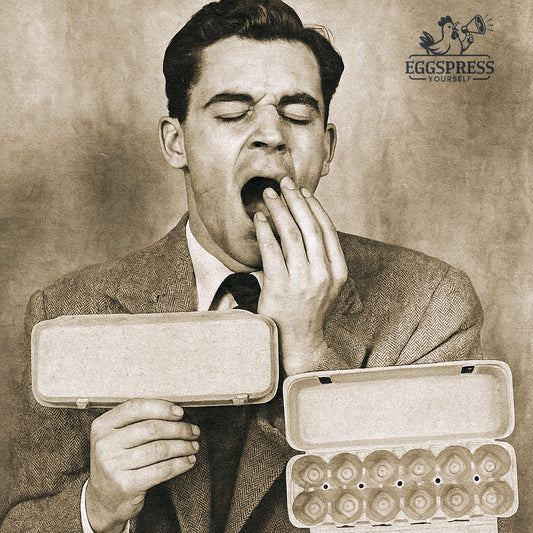 Flat Top Paper Egg Cartons - Natural Kraft