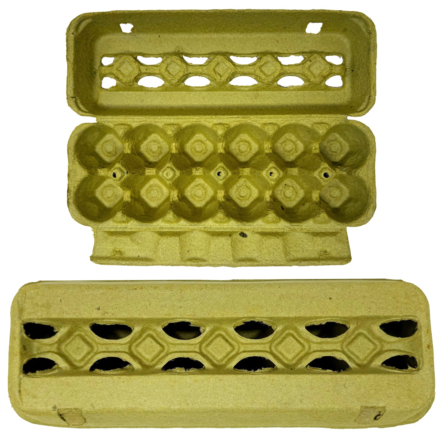 Vent-Top Paper Egg Cartons – Lime Green