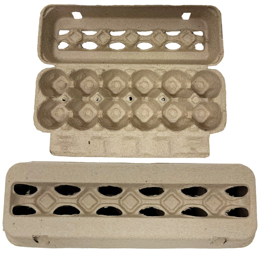 Vent-Top Paper Egg Cartons – Natural