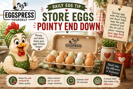 Why Store Eggs Pointy End Down?