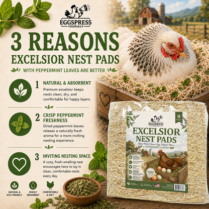 Aspen Nesting Pads with Peppermint