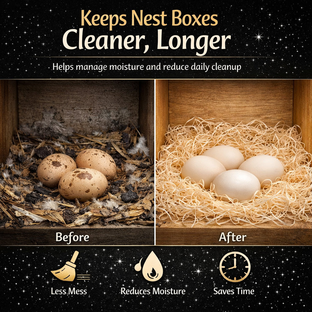 NestNova™ Aspen Excelsior Nesting Pads — 10 Pack