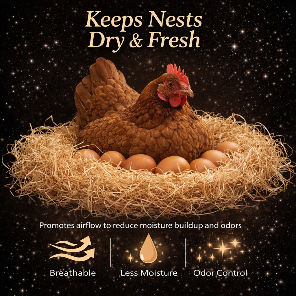 NestNova™ Aspen Excelsior Nesting Pads — 10 Pack