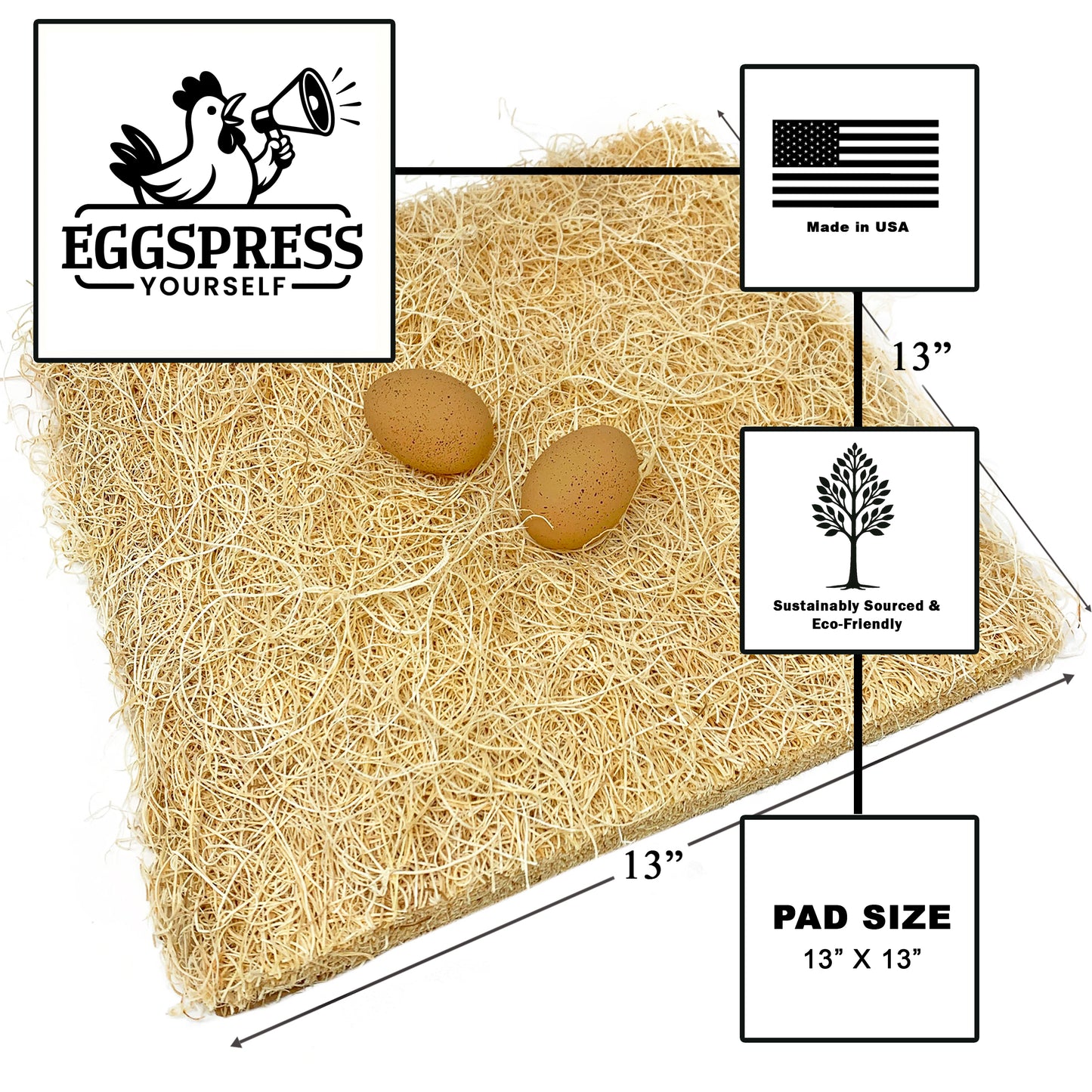 Aspen Nesting Pads – 10 Pack