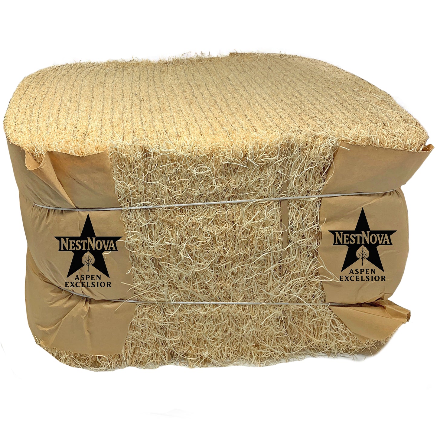 NestNova™ Aspen Excelsior Nesting Pads — 40 Pack