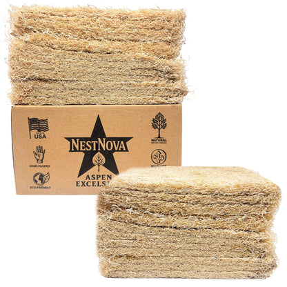 NestNova™ Aspen Excelsior Nesting Pads — 10 Pack