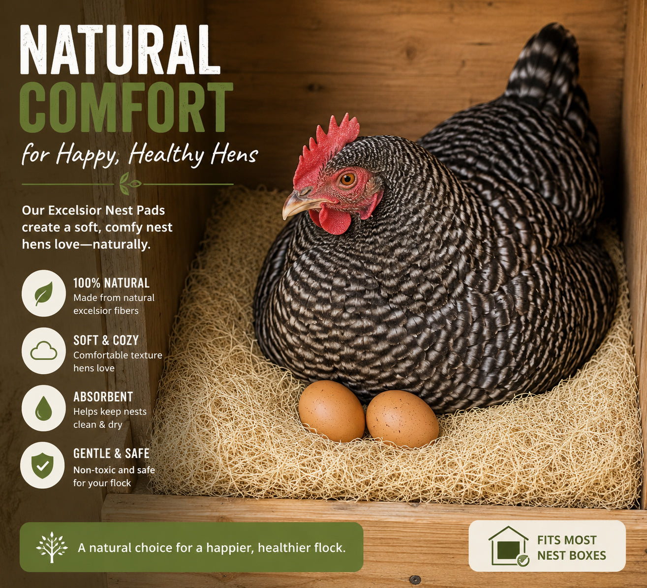 Aspen Nesting Pads with Peppermint – 6 Pack