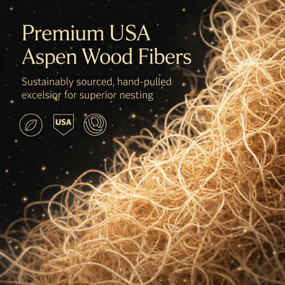 NestNova™ Aspen Excelsior Nesting Pads — 10 Pack