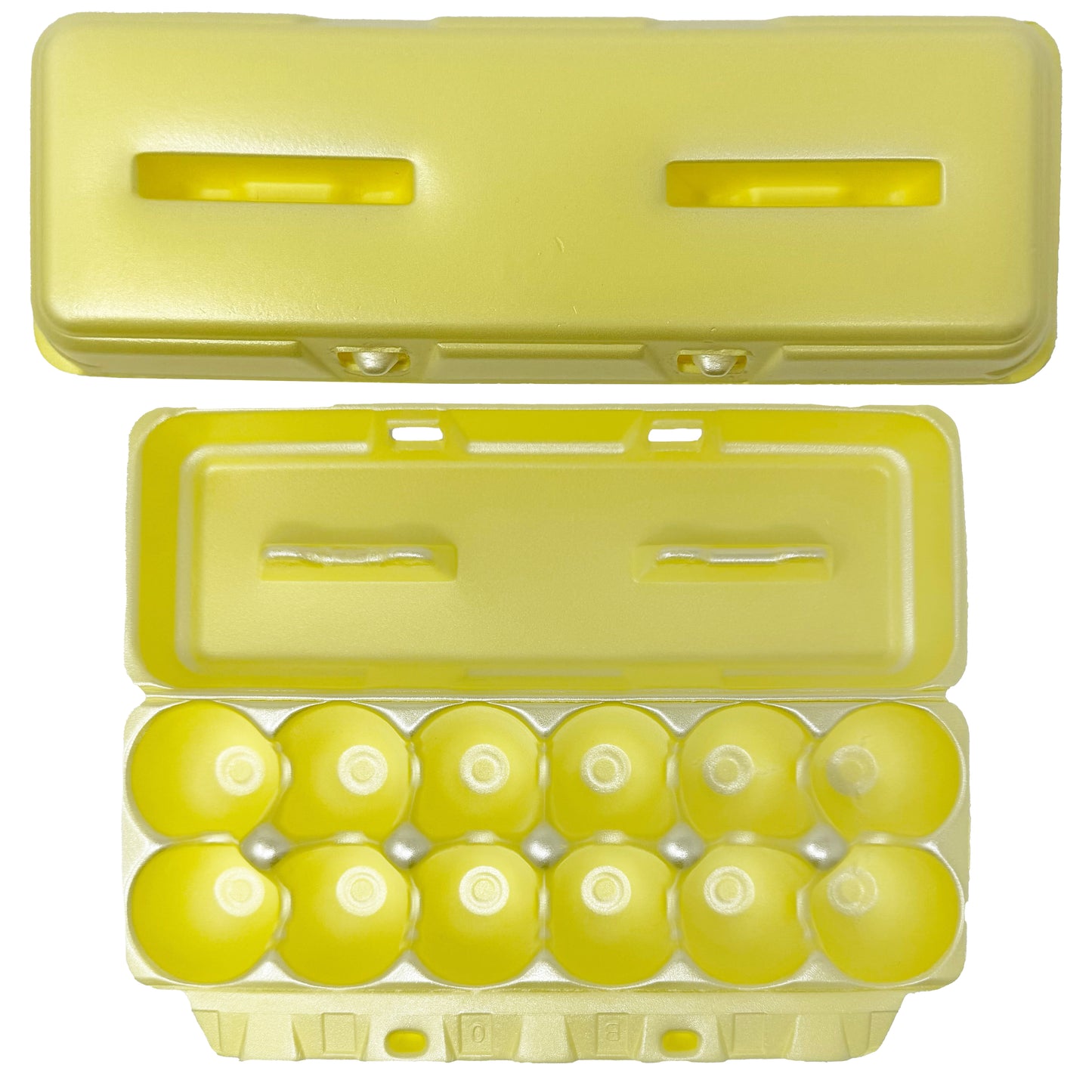 Foam Egg Cartons - Yellow