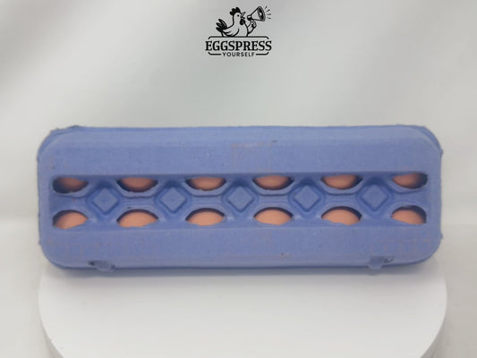 Vent-Top Paper Egg Cartons – Blue