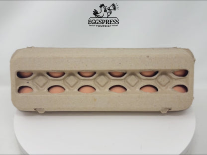 Vent-Top Paper Egg Cartons – Natural